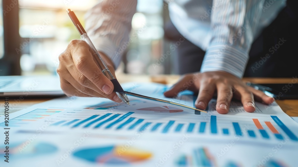 Show a marketing research analyst presenting findings to the team, emphasizing data-driven decision-making.