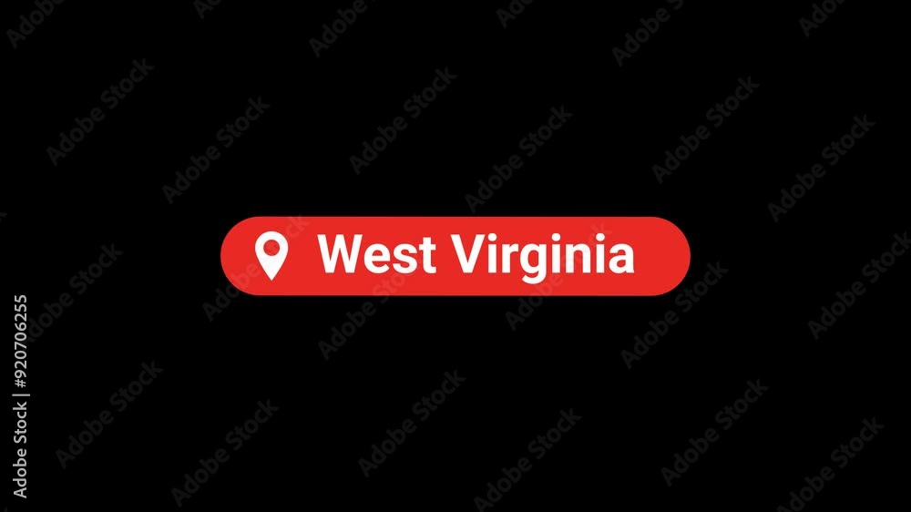 West Virginia Location title Animation West Virginia Location title Animation