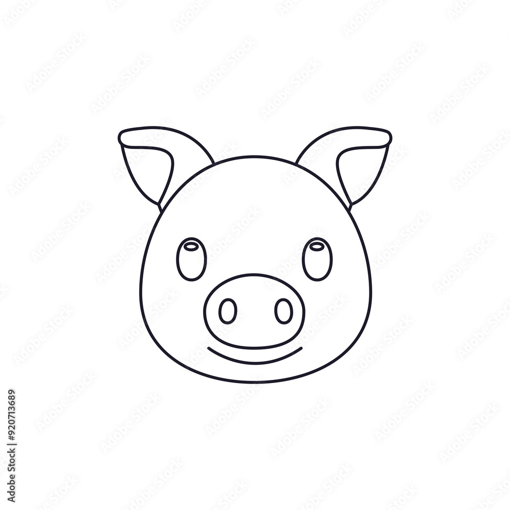 pig animal cute face emoji vector pig animal cute face emoji vector