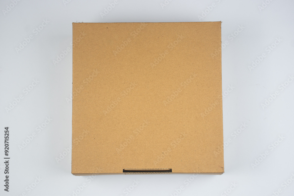 plain cardboard box isolated on white background plain cardboard box isolated on white background