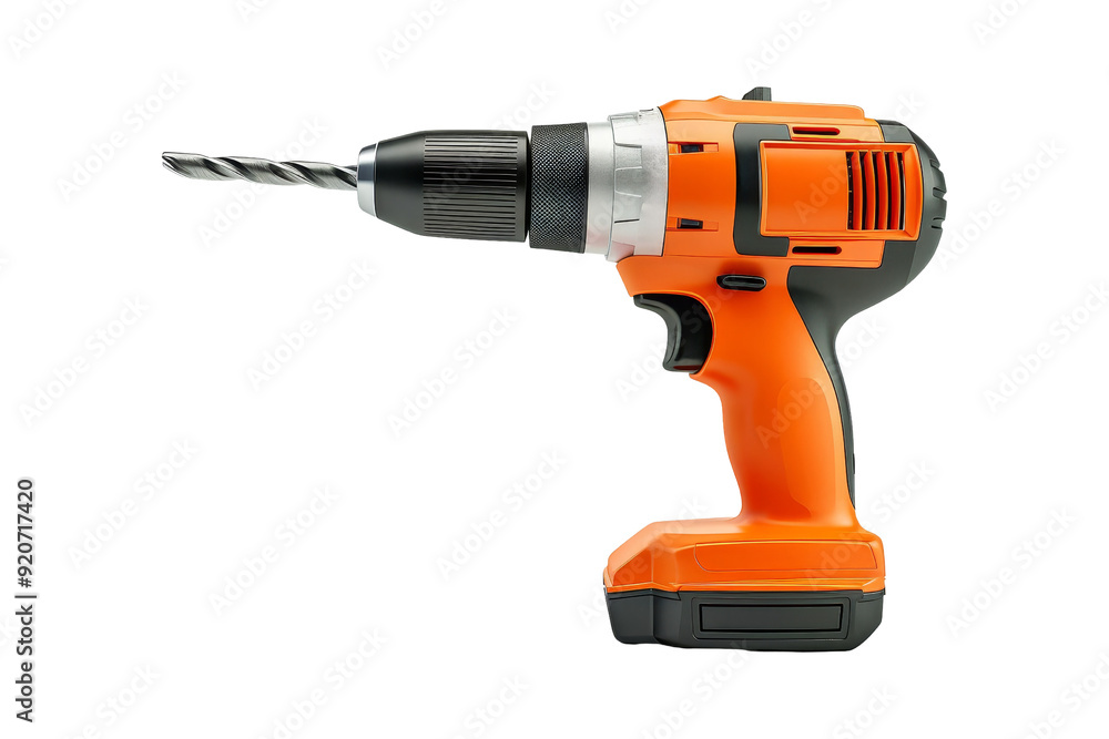 Cordless Drill with Black and Orange Design Cordless Drill with Black and Orange Design