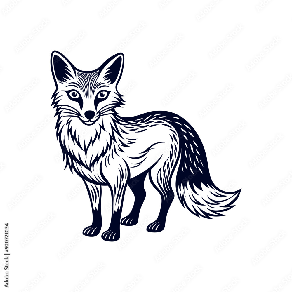 Fox silhouette vector Clip art isolated design illustration Fox silhouette vector Clip art isolated design illustration