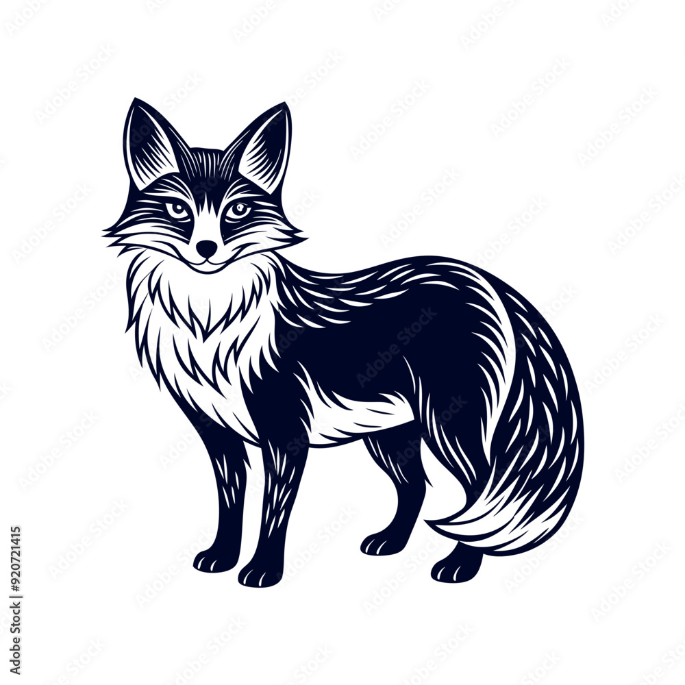 Fox silhouette vector Clip art isolated design illustration Fox silhouette vector Clip art isolated design illustration