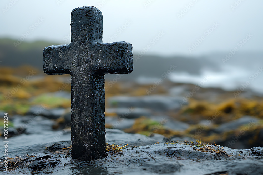 A simple and clean cross symbol representing faith, spirituality, or religion, often used in religious contexts A simple and clean cross symbol representing faith, spirituality, or religion, often used in religious contexts