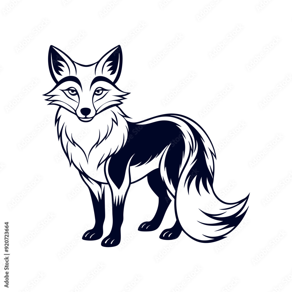 Fox silhouette vector Clip art isolated design illustration Fox silhouette vector Clip art isolated design illustration