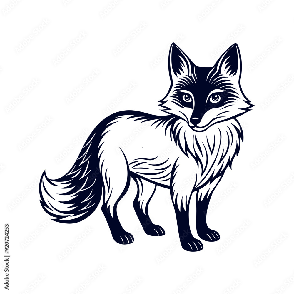 Fox silhouette vector Clip art isolated design illustration Fox silhouette vector Clip art isolated design illustration