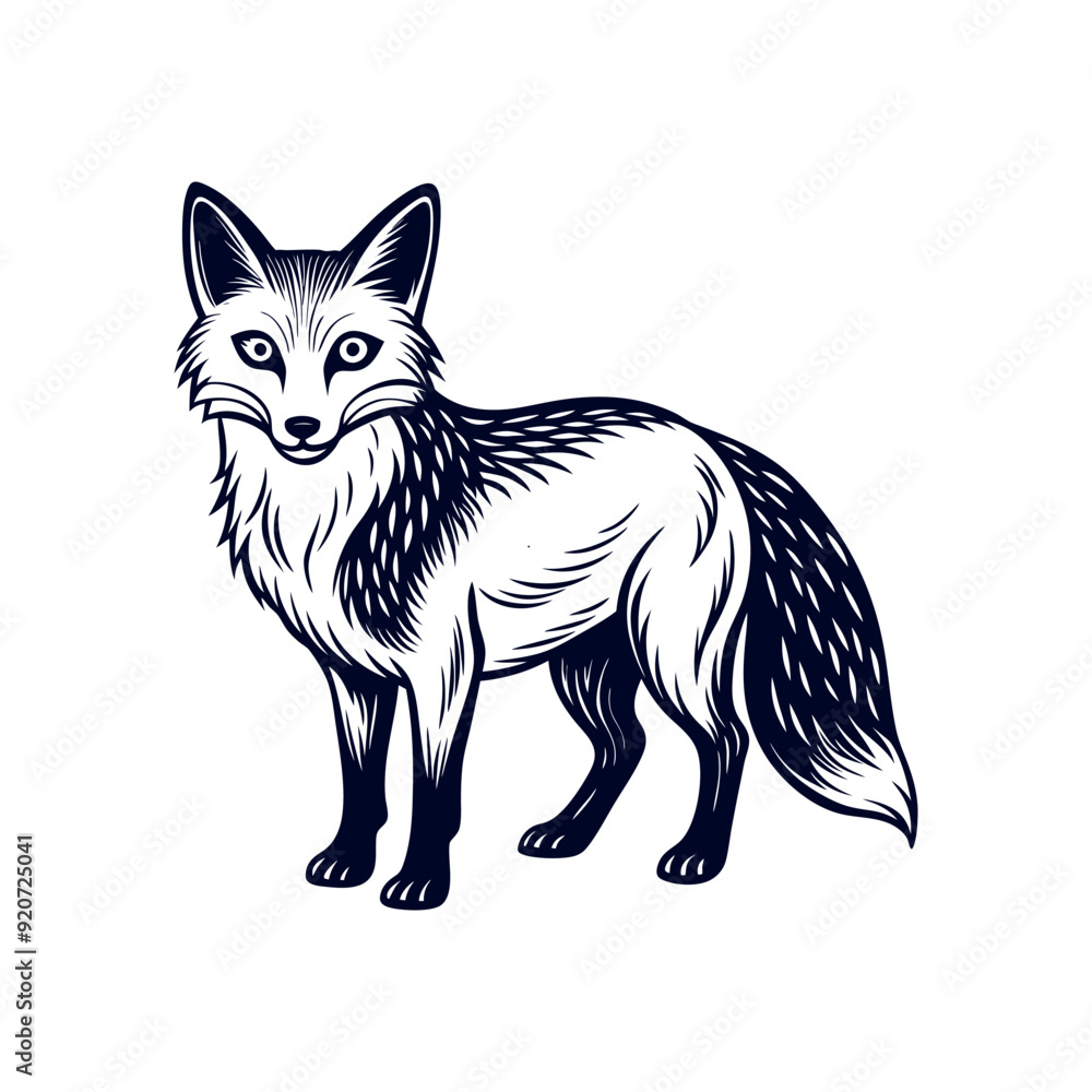Fox silhouette vector Clip art isolated design illustration Fox silhouette vector Clip art isolated design illustration