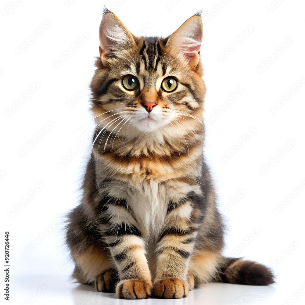 Isolated cat Isolated cat