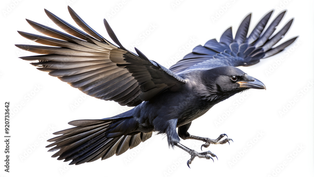Obraz premium eagle in flight isolated