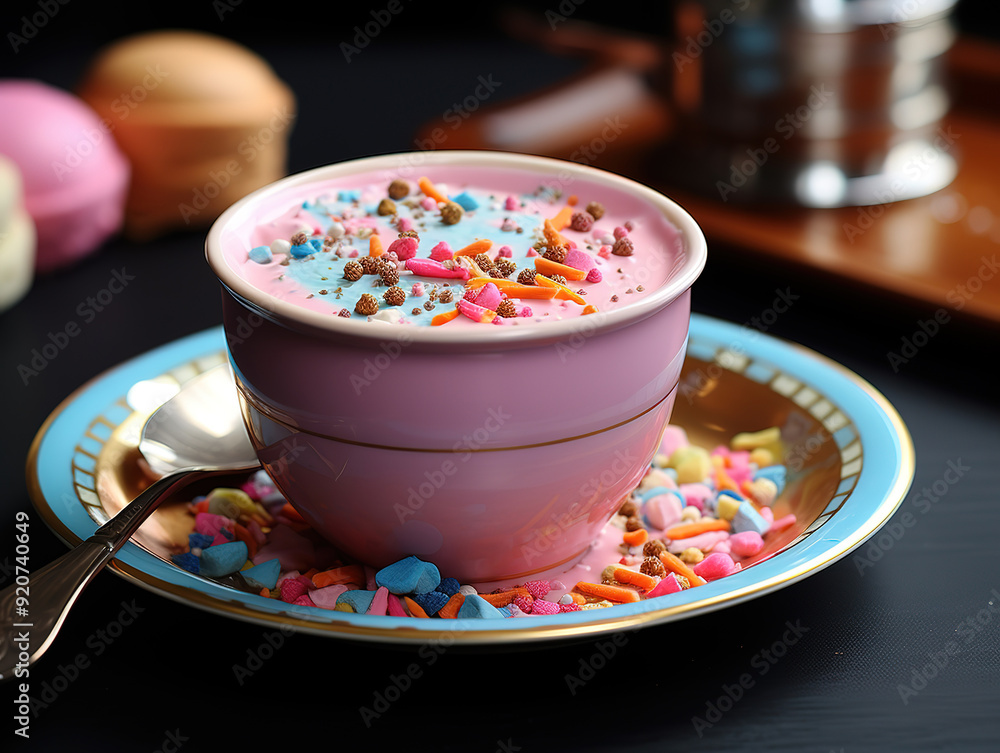 Gorgious Ice shave with blueberries and vanilla ice-cream Gorgious Ice shave with blueberries and vanilla ice-cream