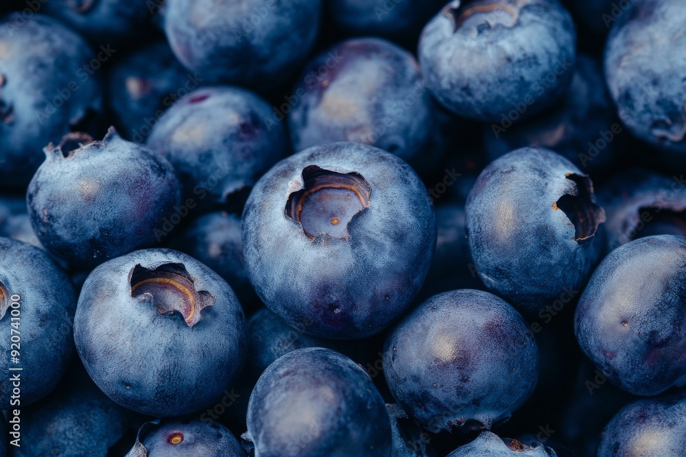 Obraz premium Duke Blueberry fruit background