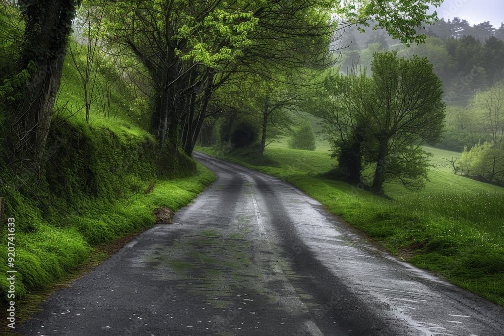 Germany, Mecklenburg-Western Pomerania, Ruegen, Bergen, Alley, cobblestone street. Beautiful simple AI generated image in 4K, unique. Germany, Mecklenburg-Western Pomerania, Ruegen, Bergen, Alley, cobblestone street. Beautiful simple AI generated image in 4K, unique.