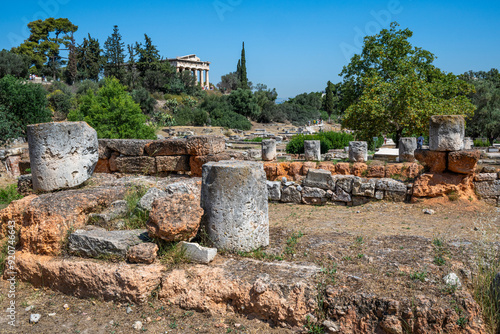 Grèce, Athènes, L’Agora d'Athènes, ou agora classique photo