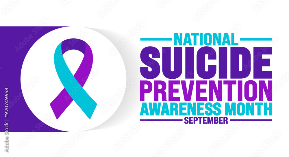 National Suicide Prevention Awareness Month background or banner template observed every year in September. Template for background, banner, card, poster, placard, design template with unique shapes. National Suicide Prevention Awareness Month background or banner template observed every year in September. Template for background, banner, card, poster, placard, design template with unique shapes.