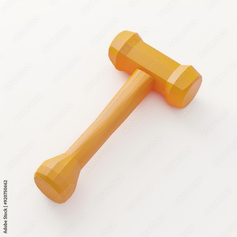 hammer in 3D style on a white background
hammer in 3D style on a white background