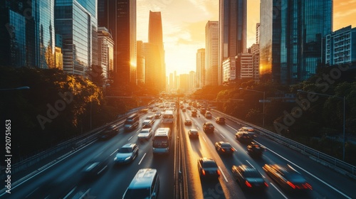 traffic in the city