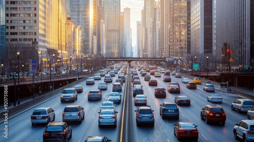 traffic at night