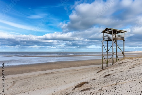 Redcliffe - Jetty on Moreton Bay. Beautiful simple AI generated image in 4K, unique. photo