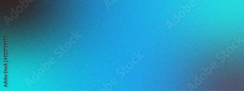 Dark navy blue gradation with teal paint texture background with minimal design. Grainy color gradient wave background, color banner poster cover design, copy space.