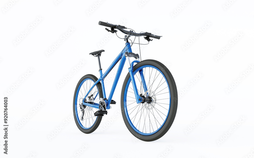 3d rendering illustration road bicycle light blue for fast driving front view isolated on white background with shadow 3d rendering illustration road bicycle light blue for fast driving front view isolated on white background with shadow