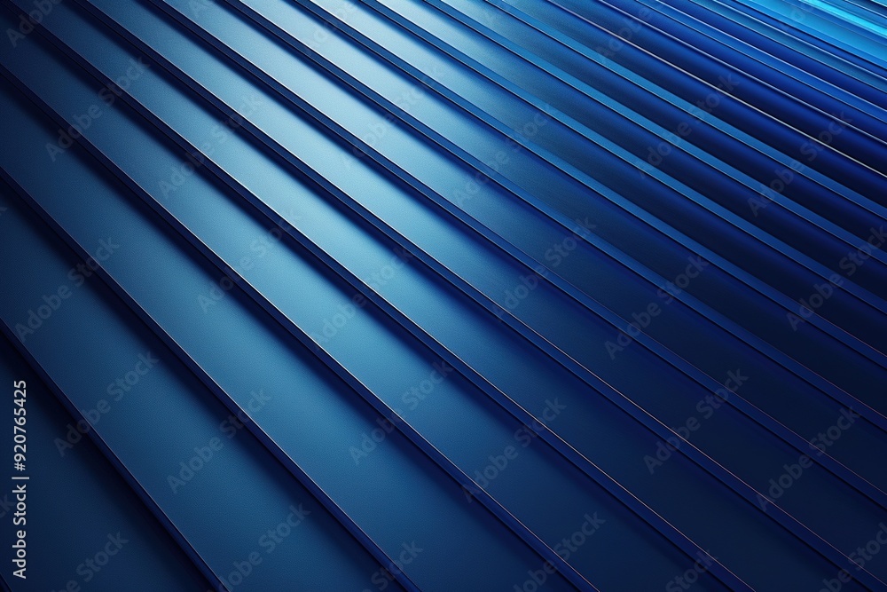 Fototapeta premium Abstract blue diagonal lines pattern.