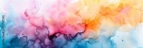 Vibrant and flowing colors come together to create a stunningly beautiful abstract background for artistic projects