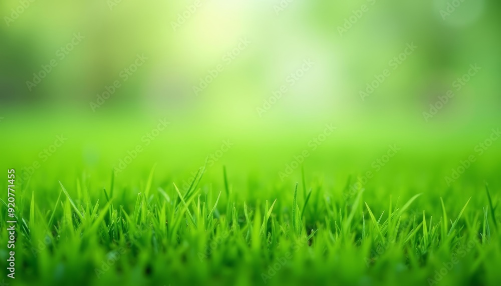 Vibrant green field perfect for a picnic Vibrant green field perfect for a picnic
