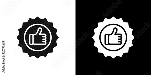 Best choice icon logo set vector