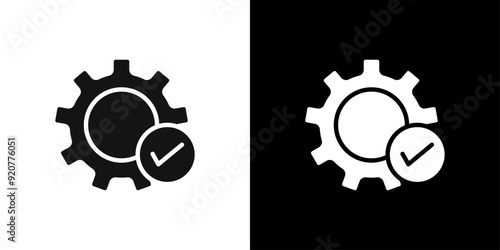 Easy Installation icon logo set vector