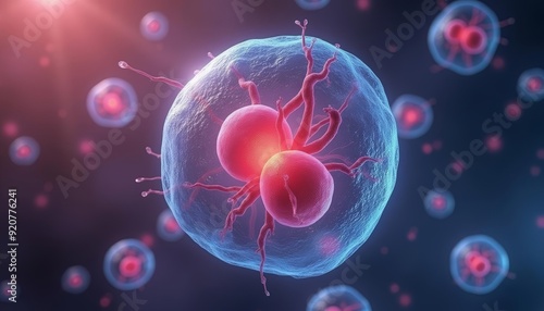 Vibrant Cells A Microscopic World of Life