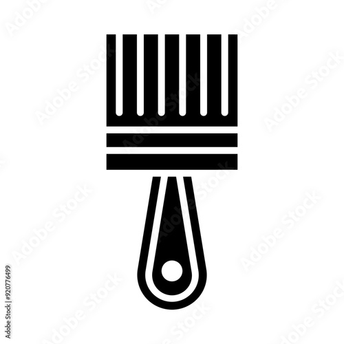 Paintbrush glyph icon