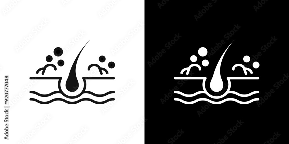 Hair Wash icon logo set vector Hair Wash icon logo set vector