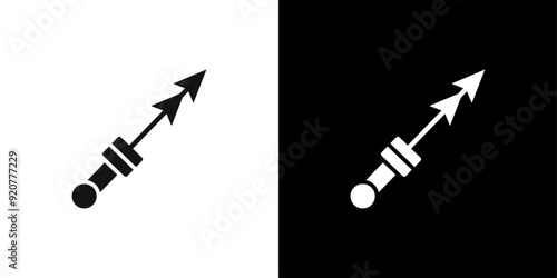 harpoon icon logo set vector
