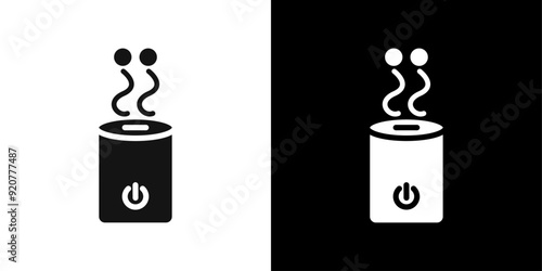 Humidifier icon logo set vector