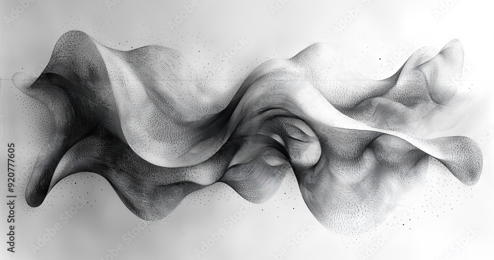 Abstract white and gray wave pattern with soft lighting. A perfect background for your projects. Abstract white and gray wave pattern with soft lighting. A perfect background for your projects.