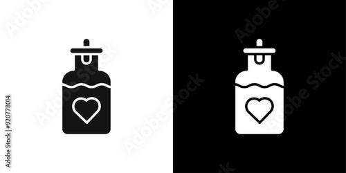 Love Elixir icon logo set vector