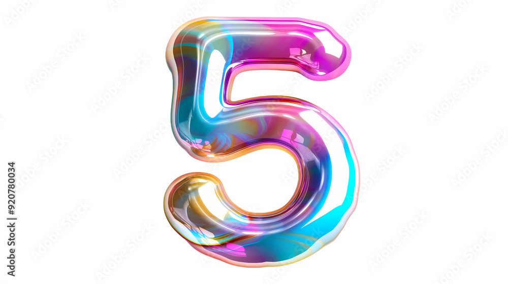 number of 5 3d render hologram, holographic, 3d, sign, glowing, font number of 5 3d render hologram, holographic, 3d, sign, glowing, font