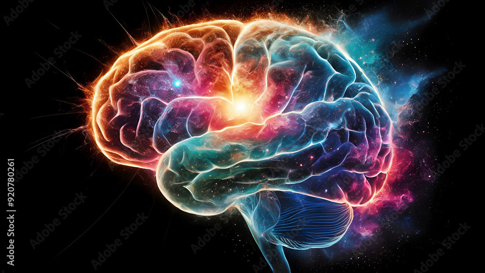 A human brain - Generative AI A human brain - Generative AI