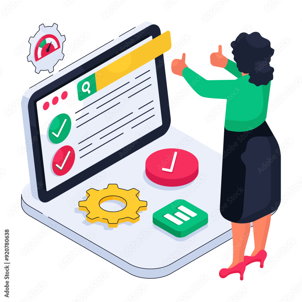 Modern design illustration of search list
Modern design illustration of search list