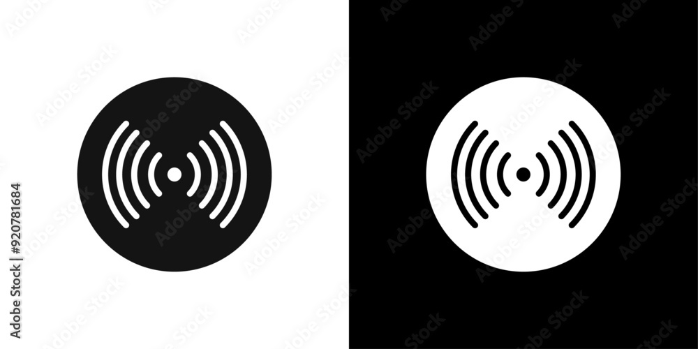 wifi signal icon logo set vector
