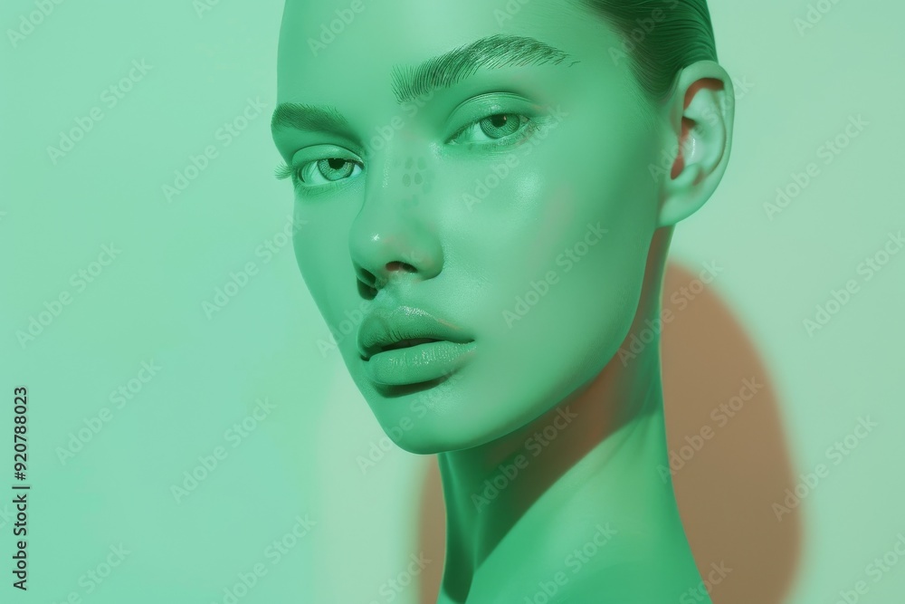 Close-up portrait of a woman with a flower in her mouth. Beautiful simple AI generated image in 4K, unique. Close-up portrait of a woman with a flower in her mouth. Beautiful simple AI generated image in 4K, unique.
