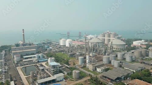 Energy Plant Indonesia Near Cilegon Tracking Left photo