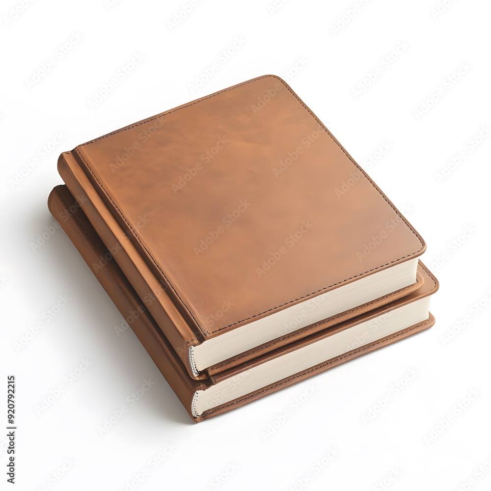 Book mockup set on isolated white background, 3D render. Book mockup set on isolated white background, 3D render.