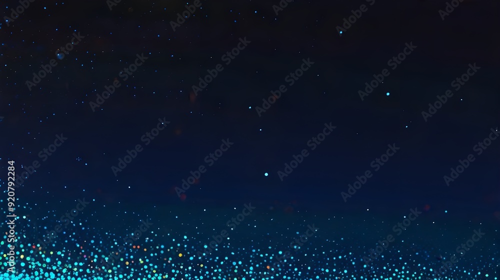 Obraz premium Dot internet connection with Bokeh and sky Blue Background generative Ai 