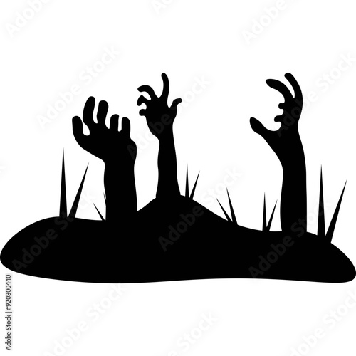 Zombie Hand Silhouette