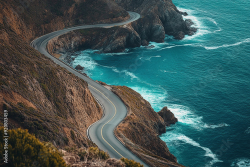 aerial view of state coast