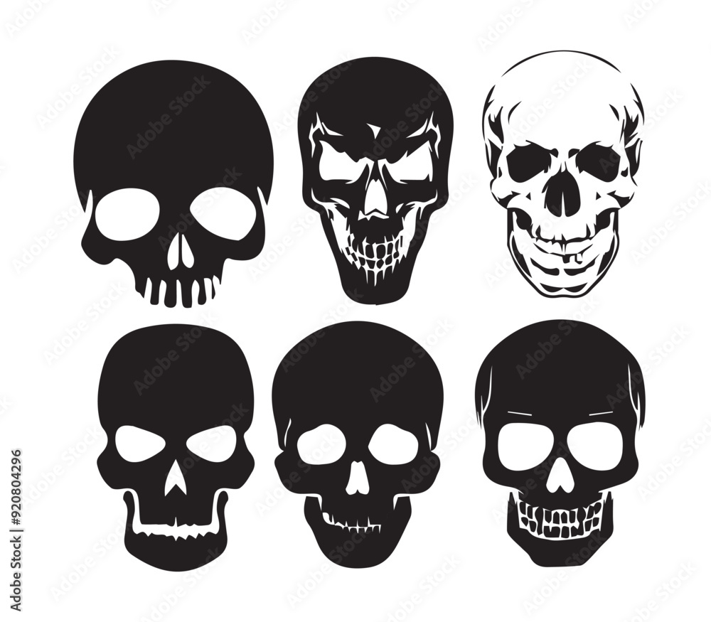set of skull logo icon design vector illustration, skull icon,
set of skull logo icon design vector illustration, skull icon,