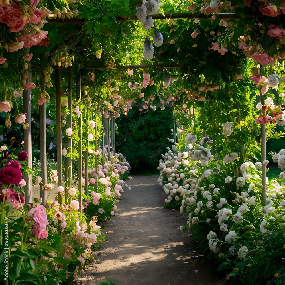 Obraz premium garden with flowers