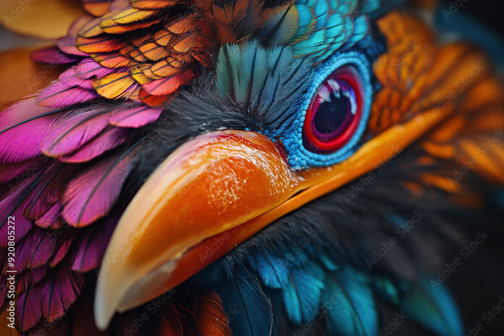 Fototapeta premium Closeup parrot
