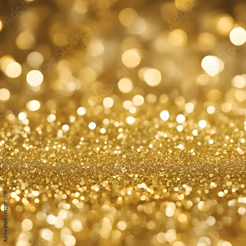 fond rempli de paillette dorée flou intense